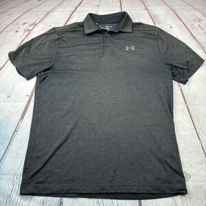 Under Armour The Playoff Polo Golf Performance Grey Shirt Men’s Size M